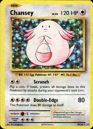 Chansey - 70/108 - Evolutions - Card Cavern