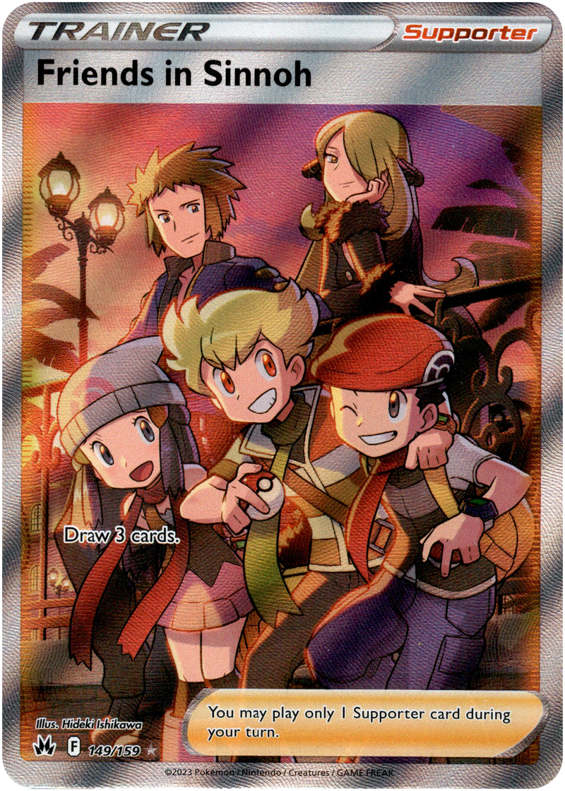 Friends in Sinnoh Full Art - 149/159 - Crown Zenith - Card Cavern