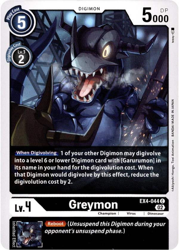 Greymon - EX4-044 C - Alternative Being - Card Cavern