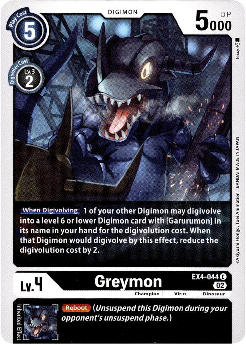 Greymon - EX4-044 C - Alternative Being - Card Cavern