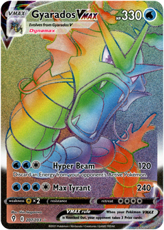 Gyarados VMAX Hyper Rare - 207/203 - Evolving Skies - Card Cavern