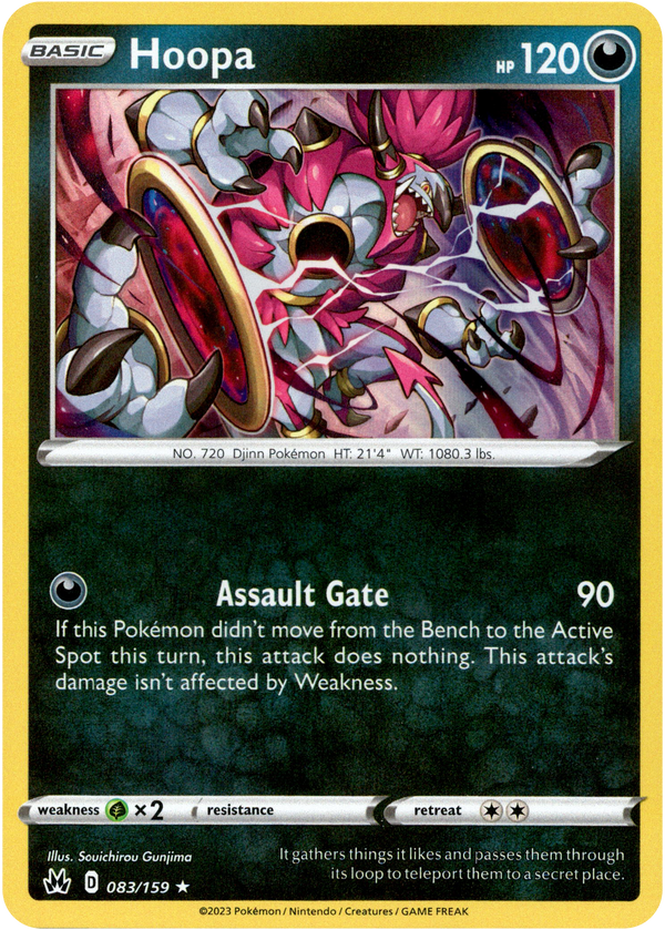 Hoopa - 083/159 - Crown Zenith - Holo - Card Cavern