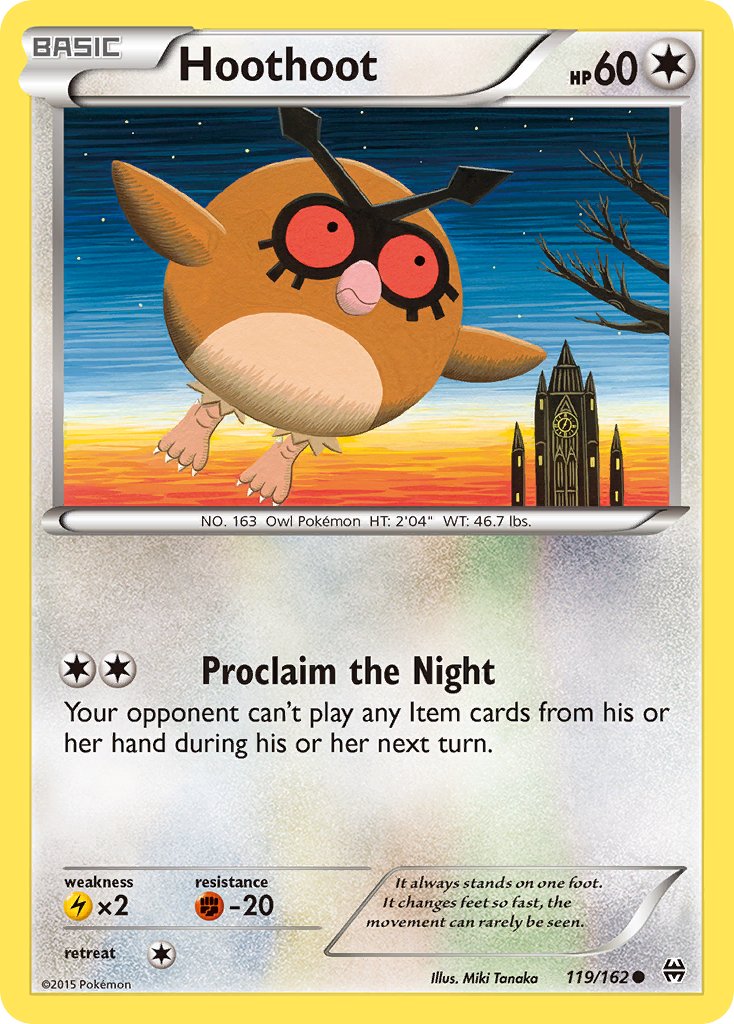 Hoothoot - 119/162 - BREAKthrough - Card Cavern