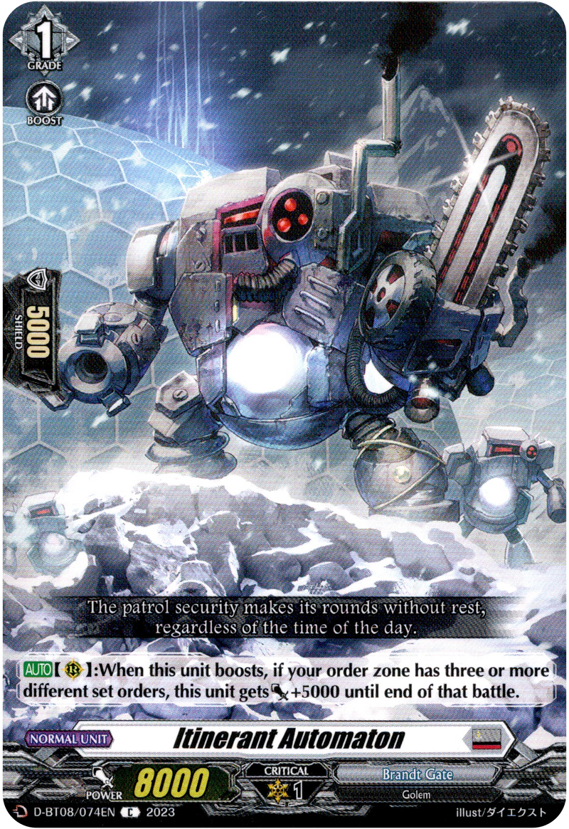 Itinerant Automaton - D-BT08/074EN - Minerva Rising - Card Cavern