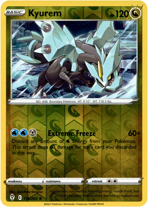 Kyurem - 116/203 - Evolving Skies - Reverse Holo - Card Cavern