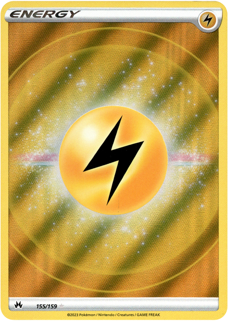 Lightning Energy Full Art - 155/159 - Crown Zenith - Card Cavern