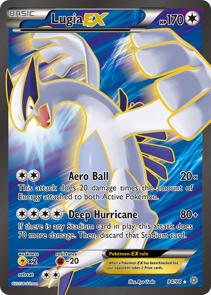 Lugia EX Full Art - 94/98 - Ancient Origins - Card Cavern