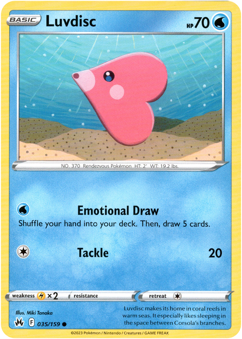 Luvdisc - 035/159 - Crown Zenith - Card Cavern