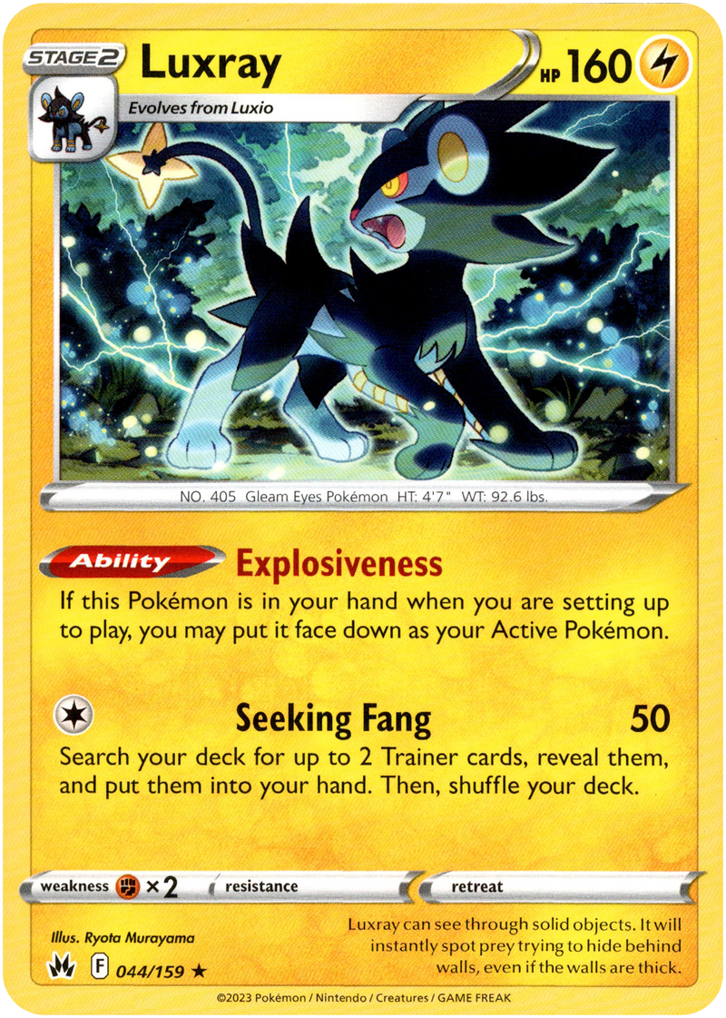 Luxray - 044/159 - Crown Zenith - Card Cavern