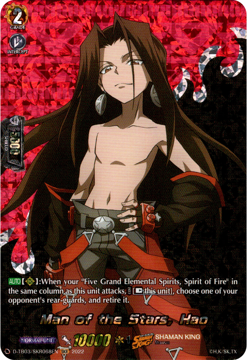 Man of the Stars, Hao - D-TB03/SKR068EN - Shaman King - Card Cavern