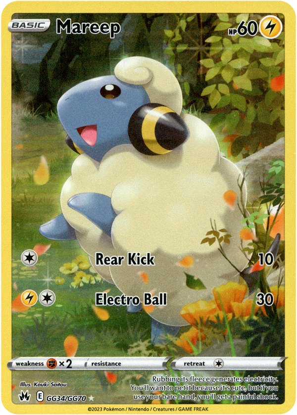 Mareep - GG34/GG70 - Crown Zenith - Holo - Card Cavern