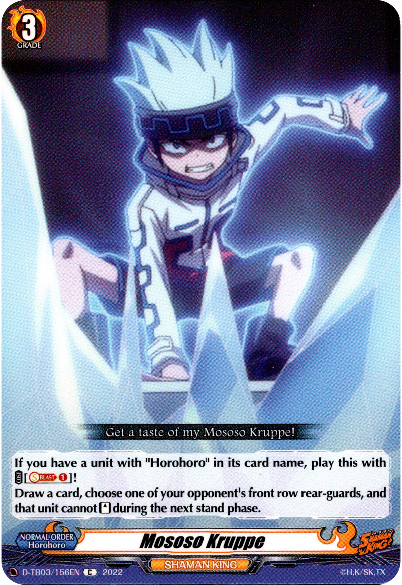 Mososo Kruppe - D-TB03/156EN - Shaman King - Card Cavern