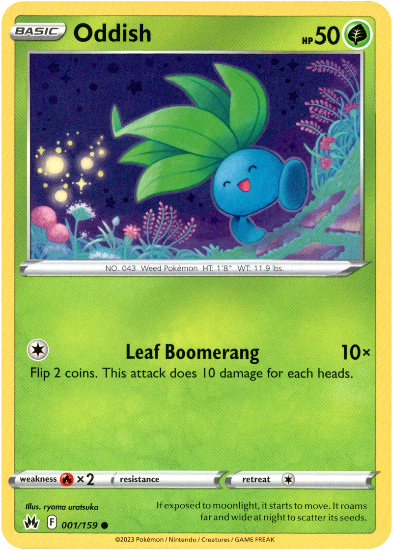 Oddish - 001/159 - Crown Zenith - Card Cavern