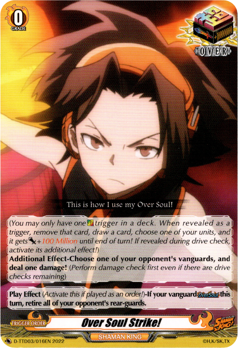 Over Soul Strike! - D-TTD03/016EN - Shaman King - Card Cavern