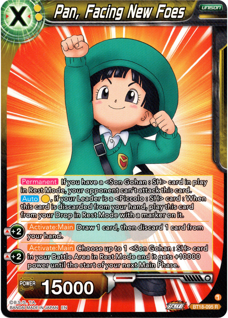 Pan, Facing New Foes - BT18-095 - Dawn of the Z-Legends - Card Cavern