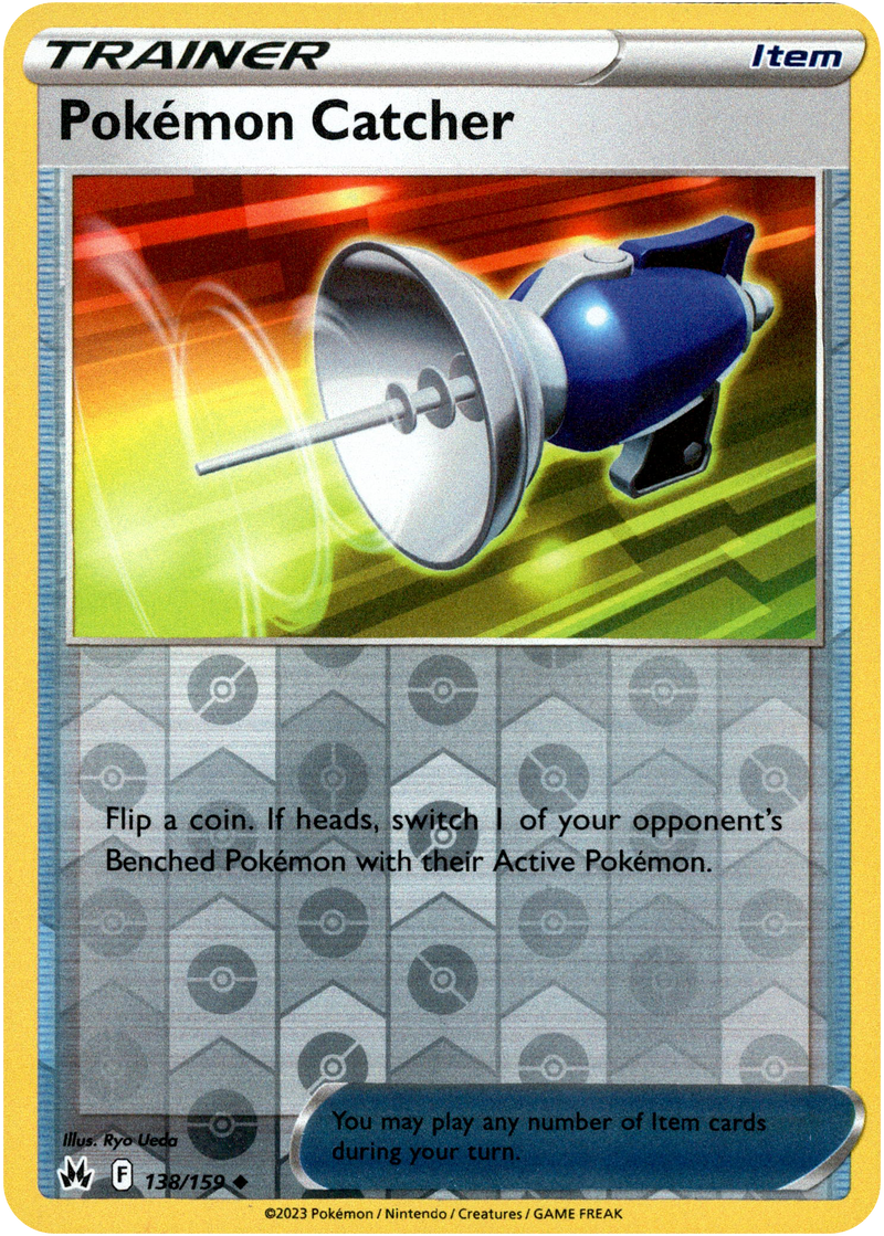 Pokemon Catcher - 138/159 - Crown Zenith - Reverse Holo - Card Cavern