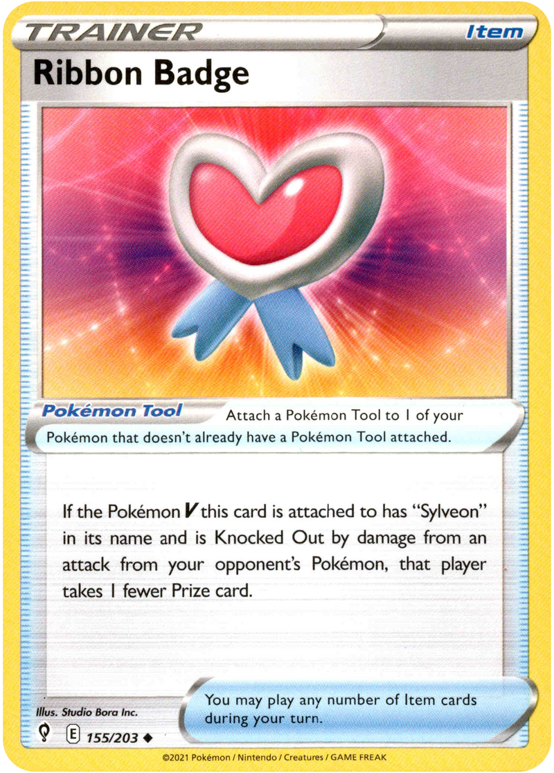 Ribbon Badge - 155/203 - Evolving Skies - Card Cavern