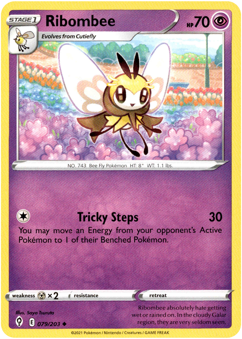 Ribombee - 079/203 - Evolving Skies - Card Cavern