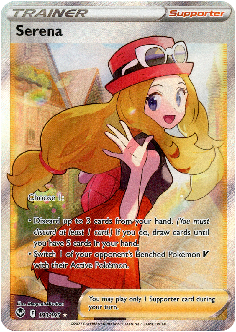 Serena Full Art - 193/195 - Silver Tempest - Card Cavern