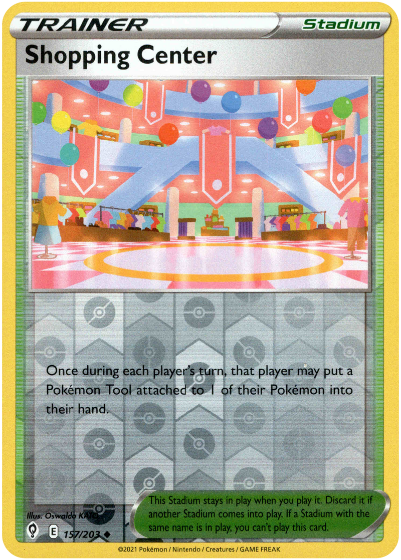 Shopping Center - 157/203 - Evolving Skies - Reverse Holo - Card Cavern