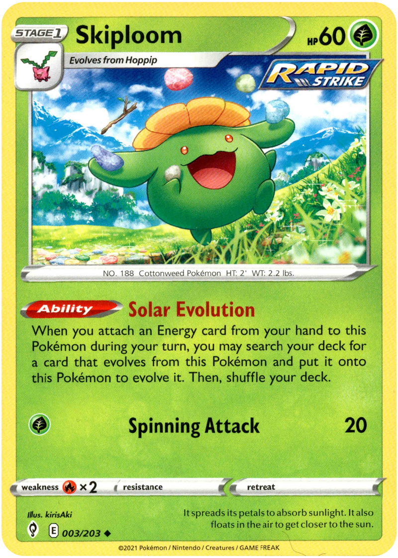 Skiploom - 003/203 - Evolving Skies - Card Cavern