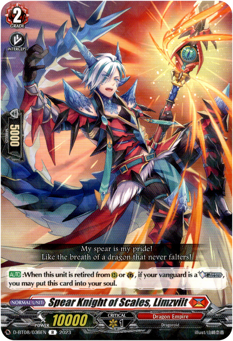 Spear Knight of Scales, Limzviit - D-BT08/036EN - Minerva Rising - Card Cavern