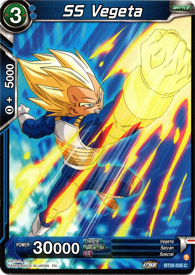 SS Vegeta - BT20-035 C - Power Absorbed - Card Cavern