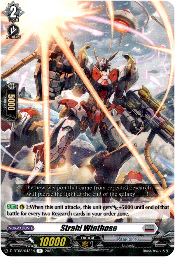 Strahl Winthose - D-BT08/043EN - Minerva Rising - Card Cavern