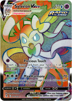 Sylveon VMAX Hyper Rare - 211/203 - Evolving Skies - Card Cavern