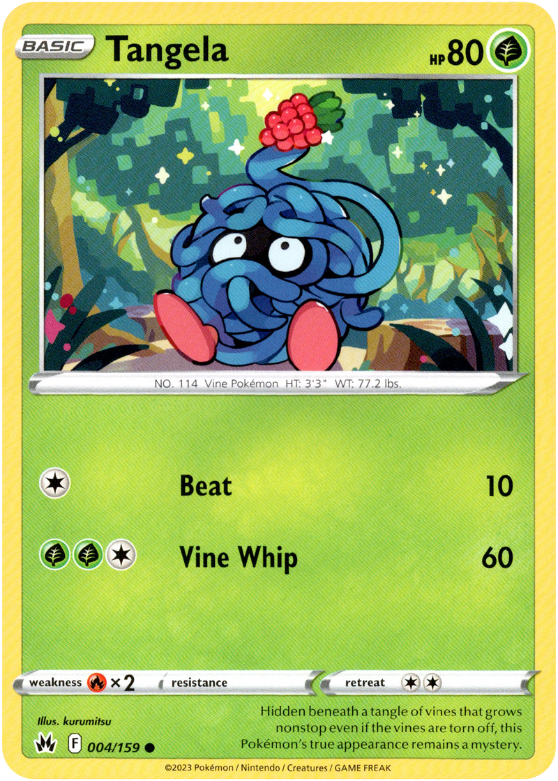 Tangela - 004/159 - Crown Zenith - Card Cavern