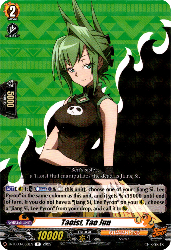 Taoist, Tao Jun - D-TB03/060EN - Shaman King - Card Cavern