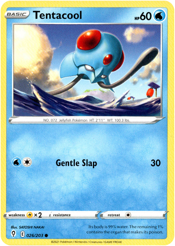 Tentacool - 026/203 - Evolving Skies - Card Cavern