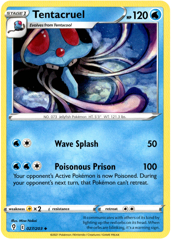 Tentacruel - 027/203 - Evolving Skies - Card Cavern