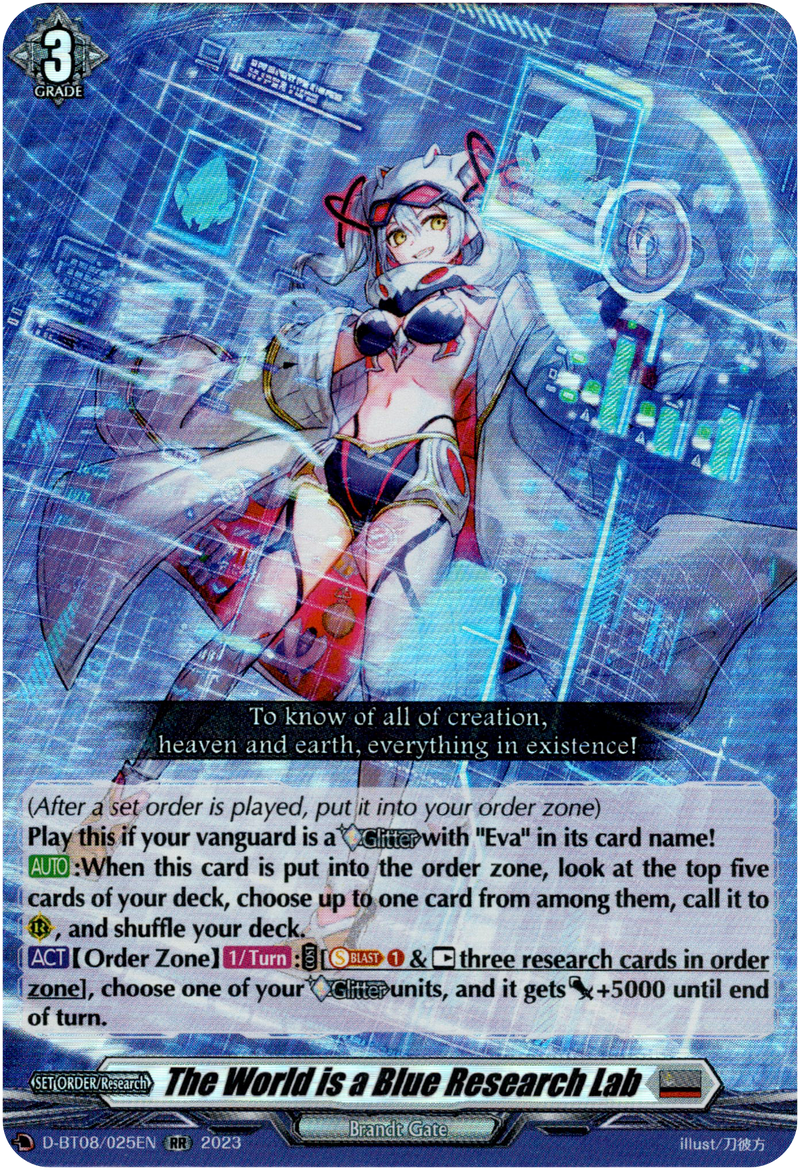 The World is a Blue Research Lab - D-BT08/025EN - Minerva Rising - Card Cavern