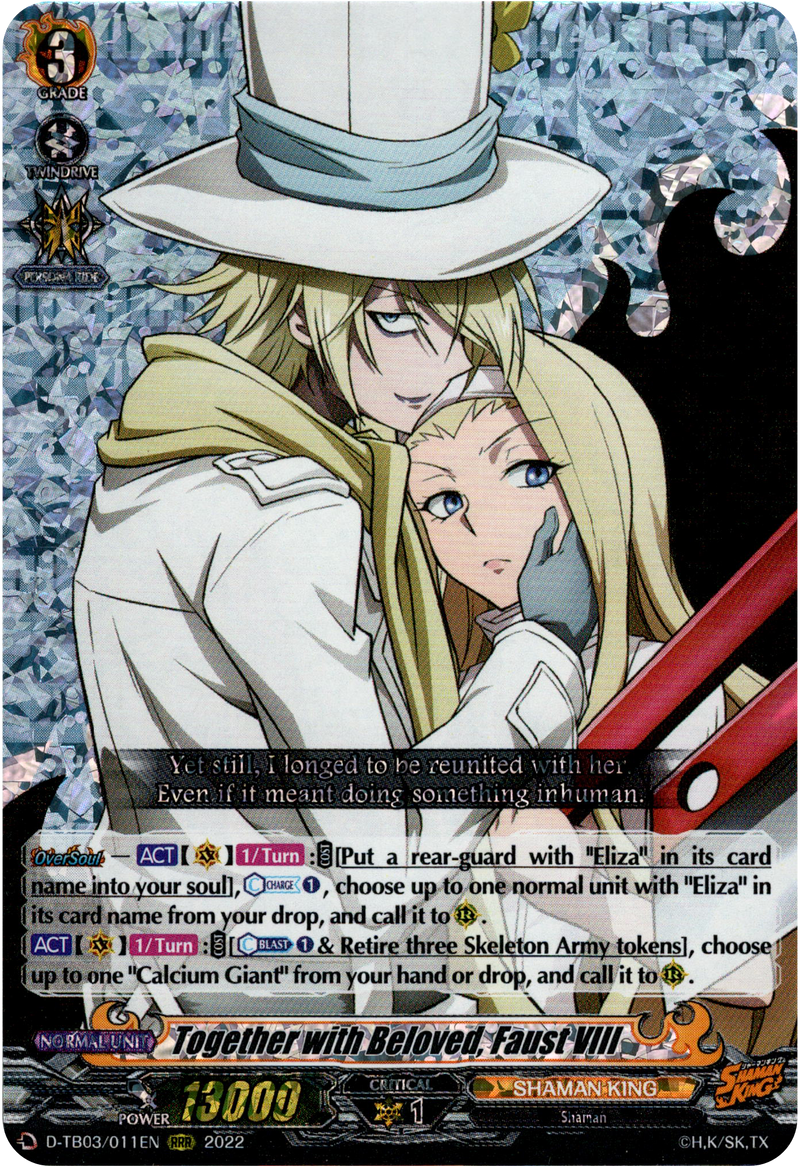 Together with Beloved, Faust VIII - D-TB03/011EN - Shaman King - Card Cavern