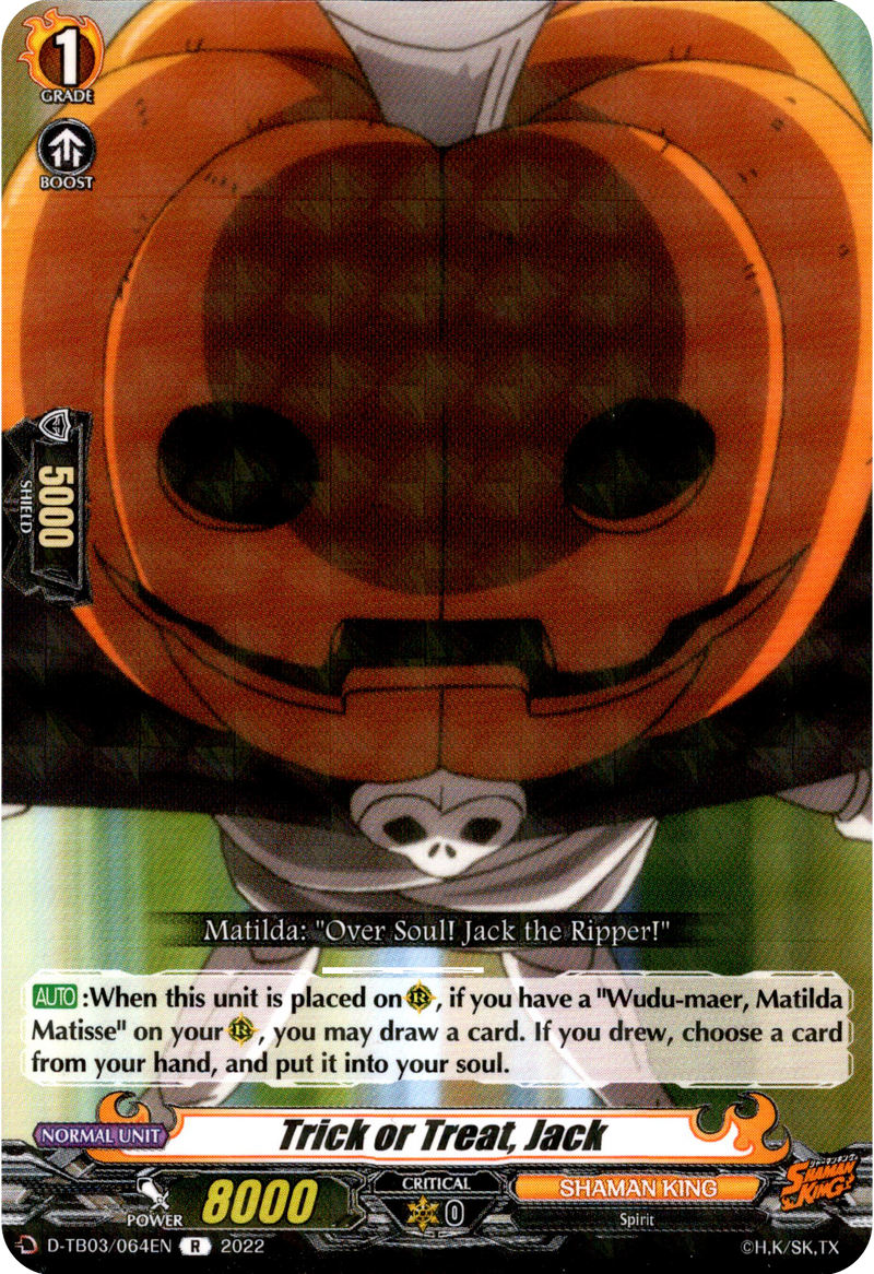 Trick or Treat, Jack - D-TB03/064EN - Shaman King - Card Cavern