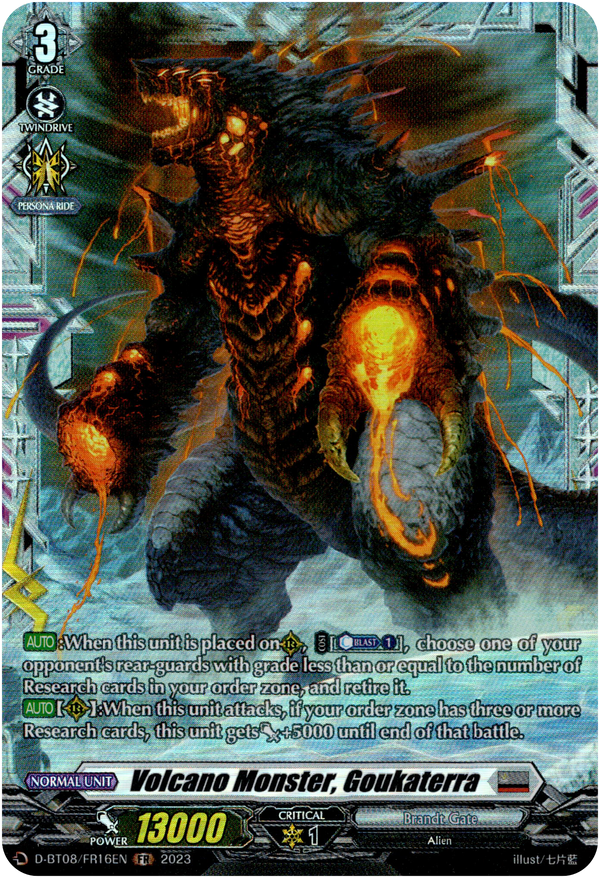 Volcano Monster, Goukaterra - D-BT08/FR16EN - Minerva Rising - Card Cavern