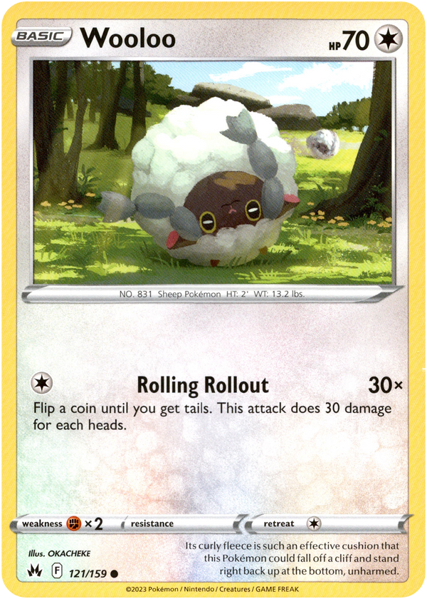 Wooloo - 121/159 - Crown Zenith - Card Cavern