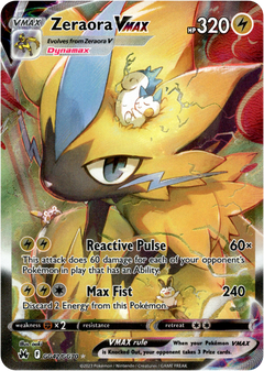 Zeraora VMAX - GG42/GG70 - Crown Zenith - Card Cavern